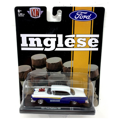 M2 Machines Inglese 1957 Ford Fairlane 500 R79 1:64 Diecast