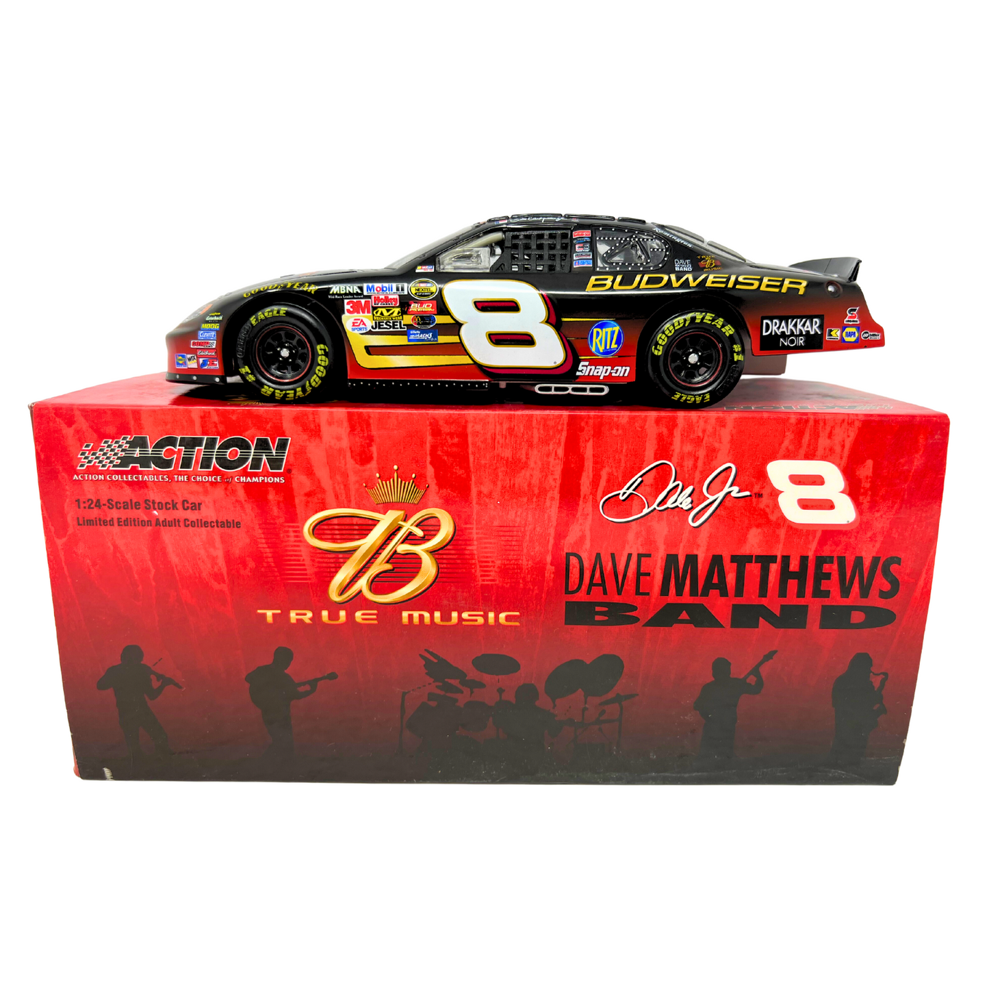 Action Nascar #8 Dale Earnhardt Jr Bud Dave Matthews Monte Carlo 1:24 Diecast