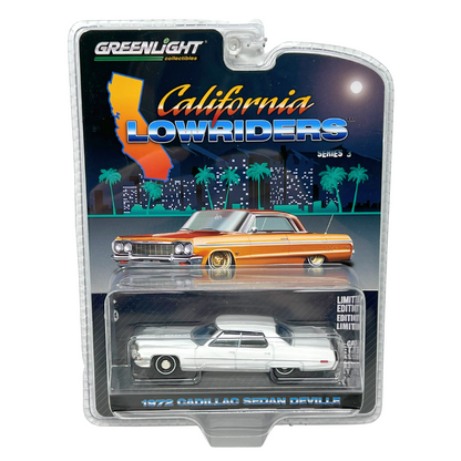 Greenlight California Lowriders 1972 Cadillac Sedan Deville 1:64 Diecast