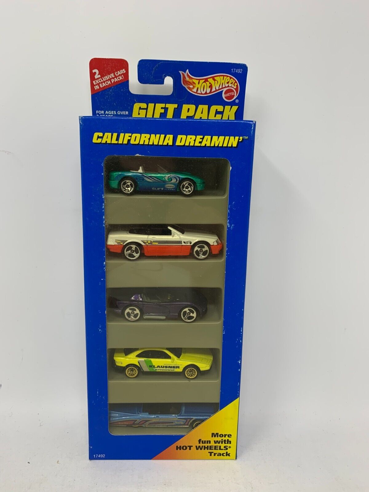 Hot Wheels California Dreamin' 5 Car Gift Pack 1:64 Diecast