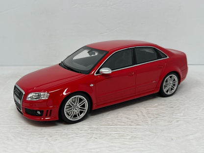 Otto Mobile Audi RS4 B7 Sedan Red 1:18 Resin Model