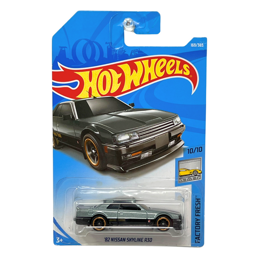 Hot Wheels Factory Fresh 1982 Nissan Skyline R30 JDM 1:64 Diecast Gray