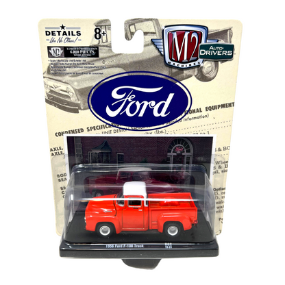 M2 Machines Auto-Drivers 1956 Ford F-100 Truck R62 1:64 Diecast