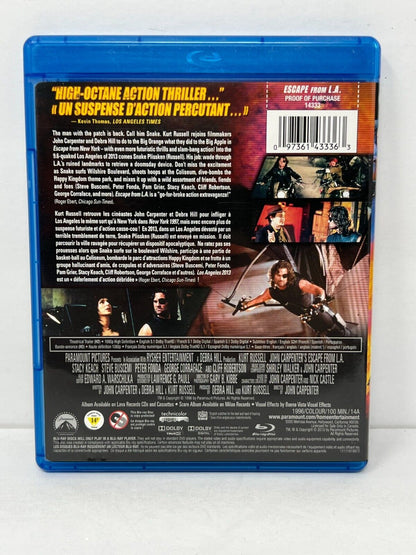 Escape from L.A. (Blu-ray) Sci-Fi Good Condition!!!