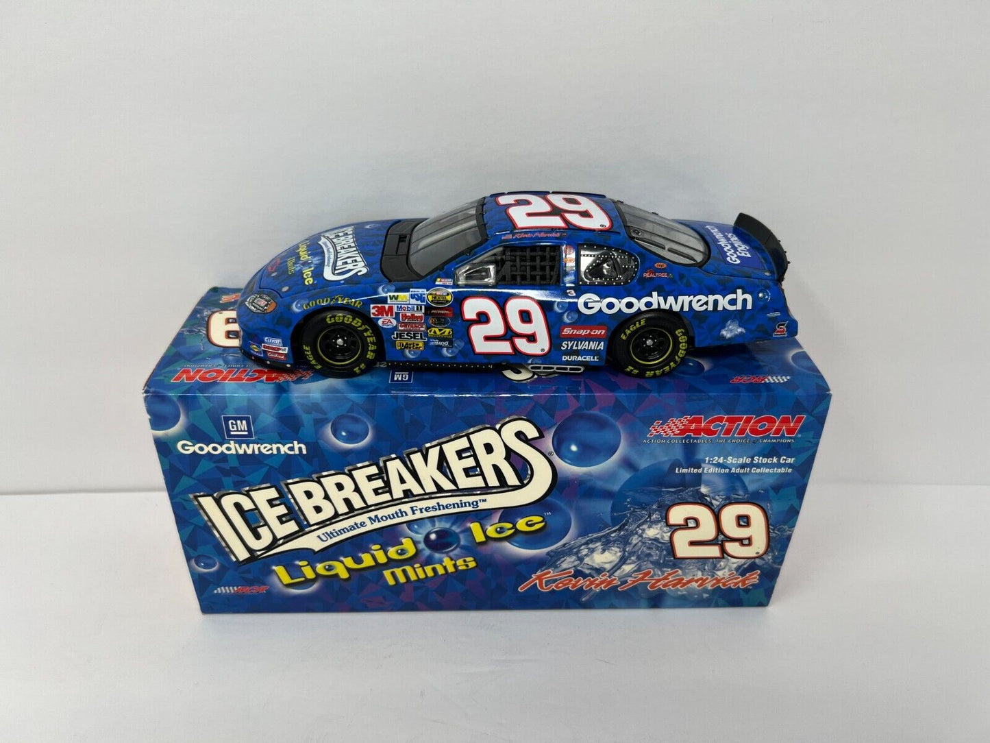 Action Nascar #29 Kevin Harvick GM Goodwrench Liquid Ice 2004 Chevy 1:24 Diecast