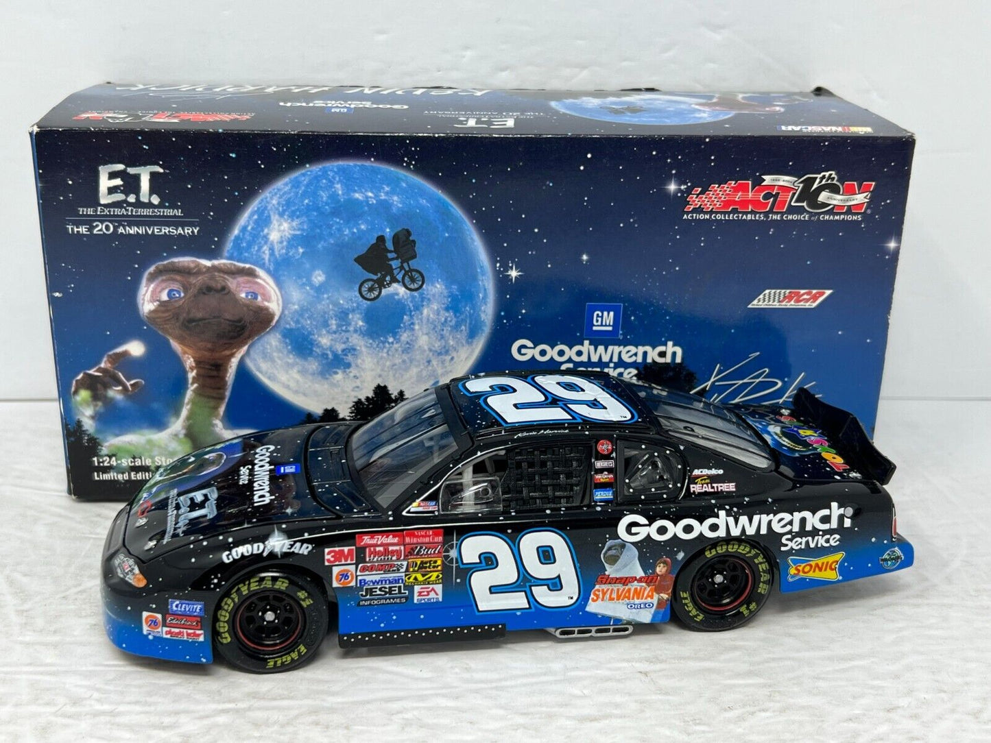 Action Nascar #29 Kevin Harvick Goodwrench E.T. GM Dealers 2002 1:24 Diecast