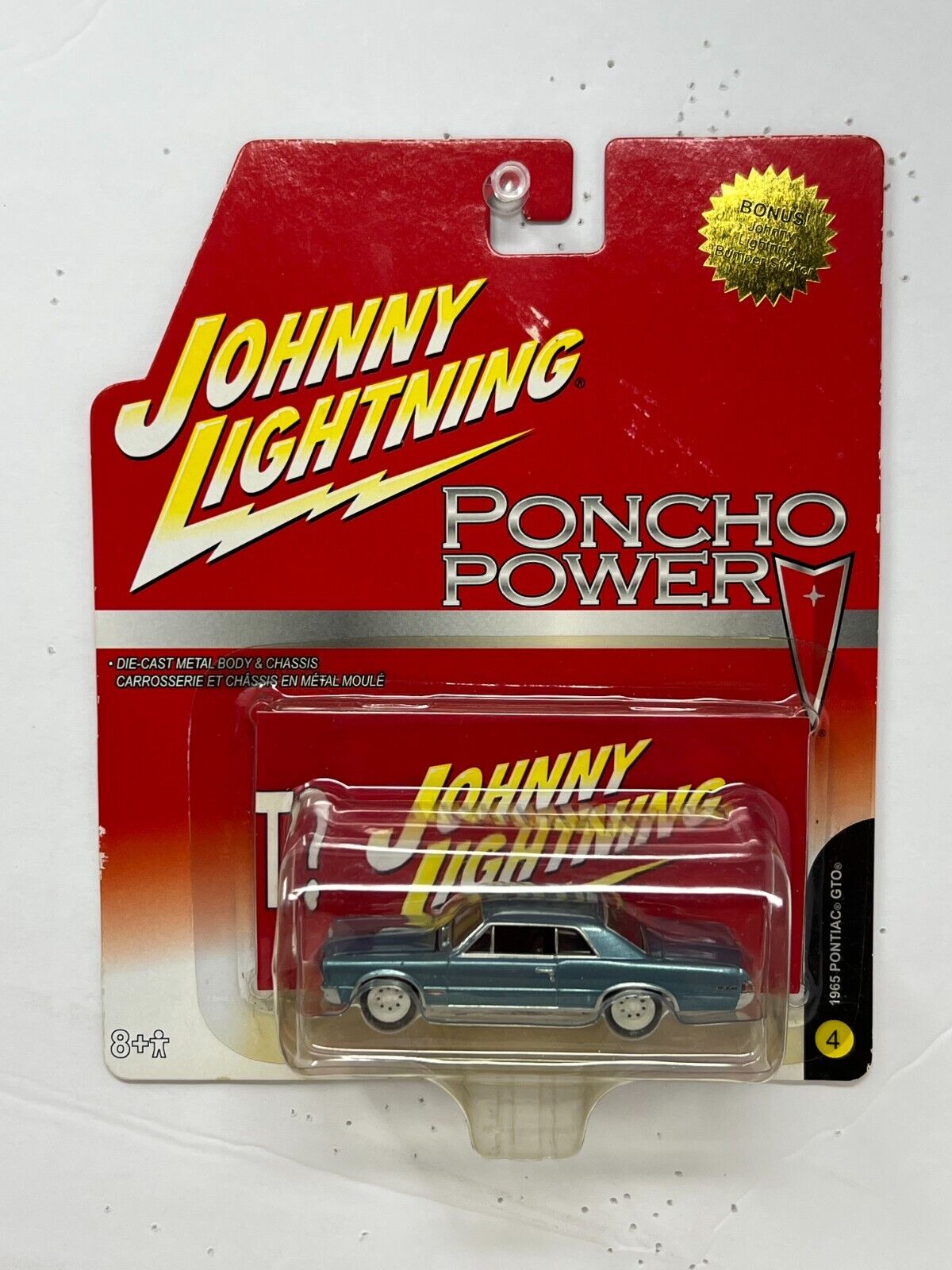 Johnny Lightning Poncho Power 1965 Pontiac GTO 1:64 Diecast