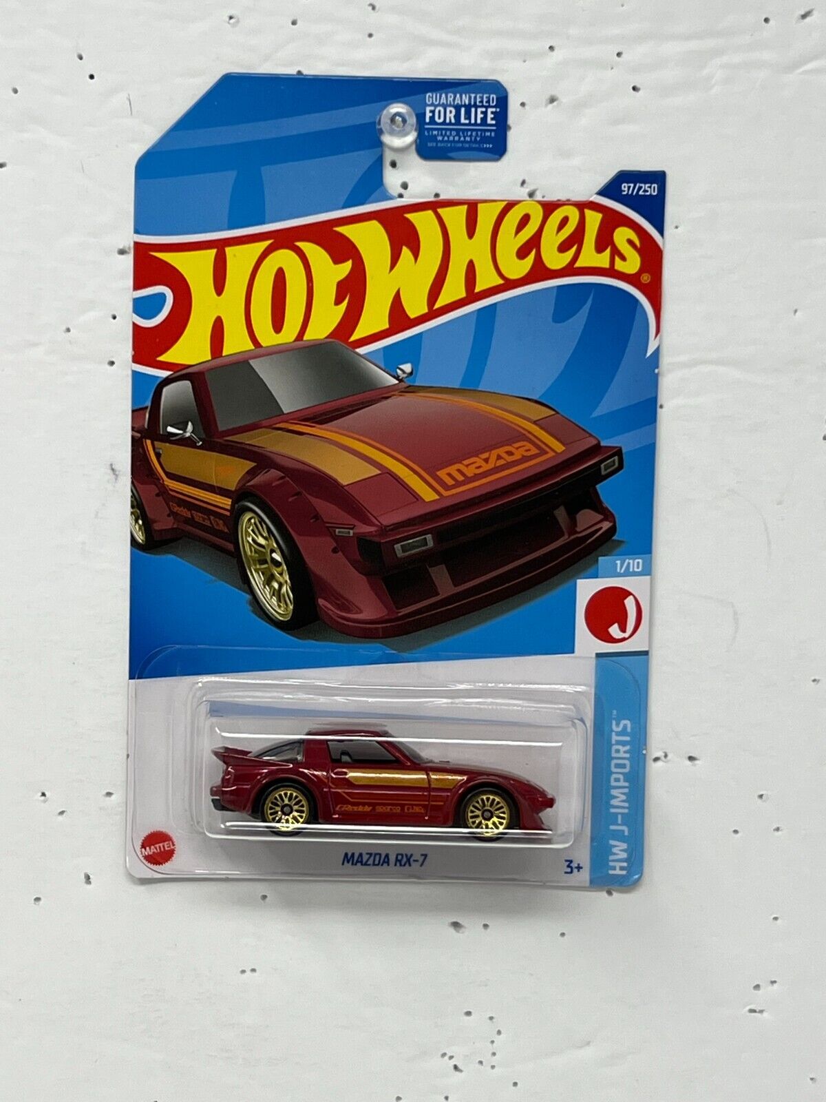 Hot Wheels HW J-Imports Mazda RX-7 JDM 1:64 Diecast Red