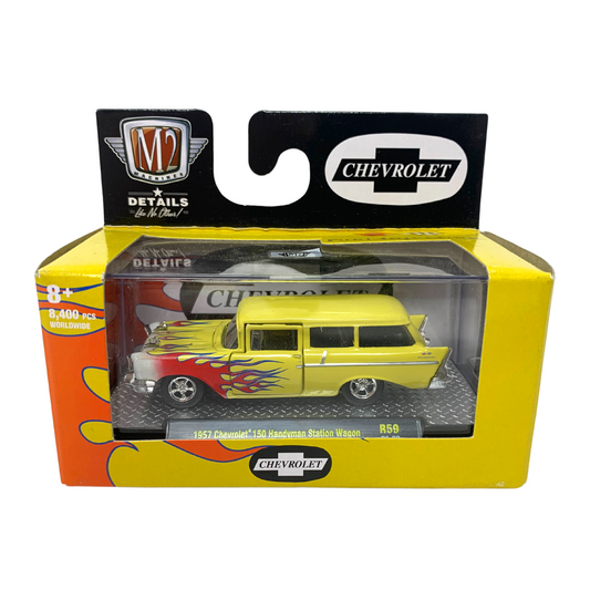 M2 Machines 1957 Chevrolet 150 Handyman Station Wagon R59 1:64 Diecast