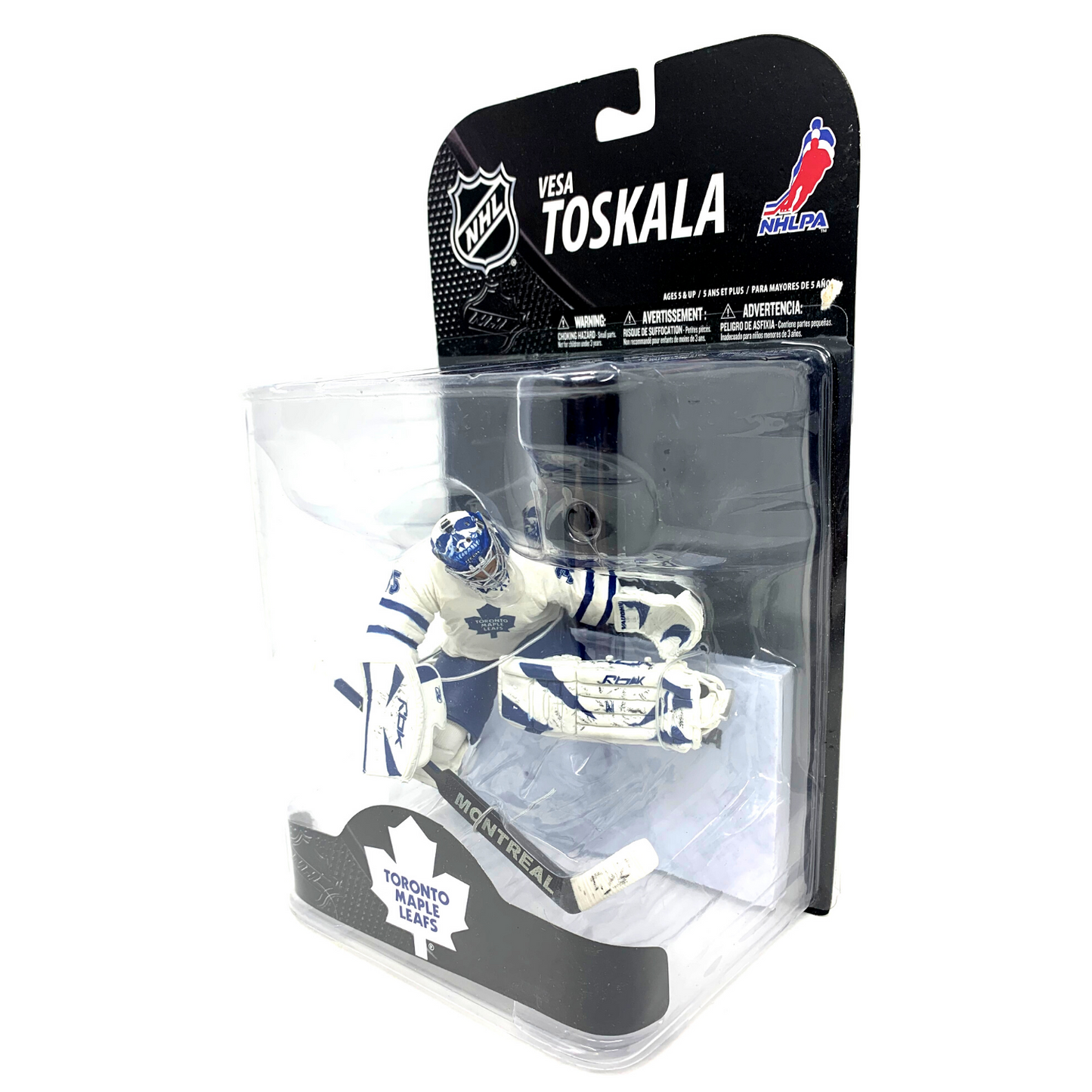 Mcfarlane NHL Vesa Toskala Toronto Maple Leafs White Jersey Series 20 Figure