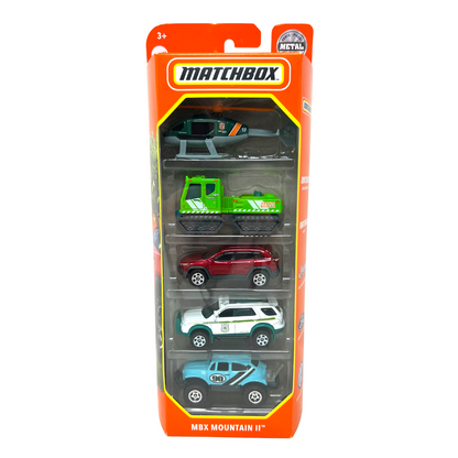 Matchbox 2021 MBX Mountain II 5-Pack 1:64 Diecast