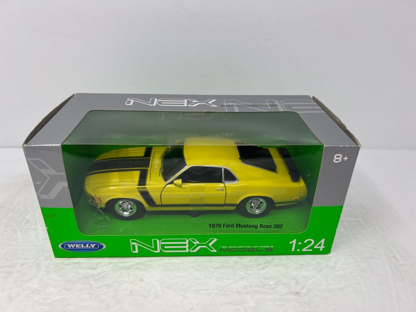 WELLY NEX Models 1970 Ford Mustang Boss 302 1:24 Diecast