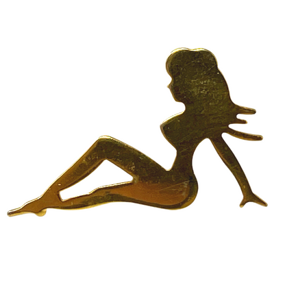 Woman Silhouette Lapel Pin