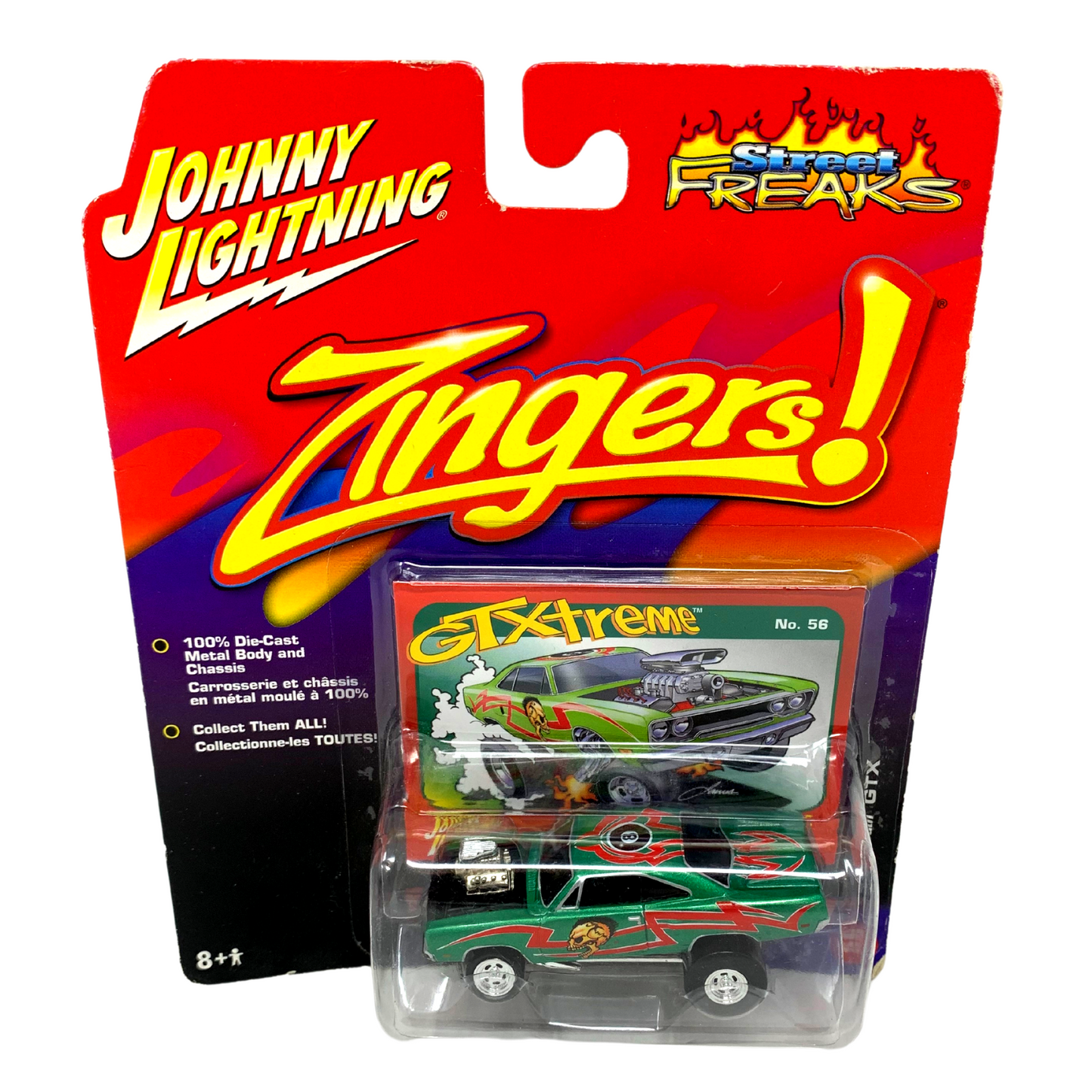 Johnny Lightning Street Freaks Zingers! GTXtreme '70 Plymouth GTX 1:64 Diecast