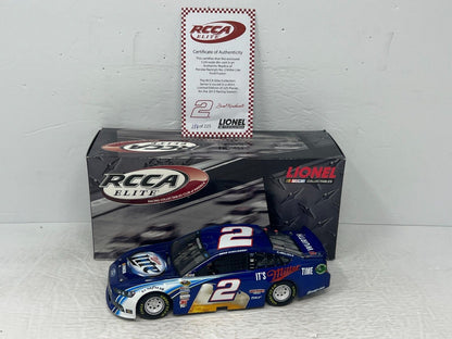 Lionel RCCA Elite Nascar #2 Brad Keselowski Miller Lite 2013 Fusion 1:24 Diecast