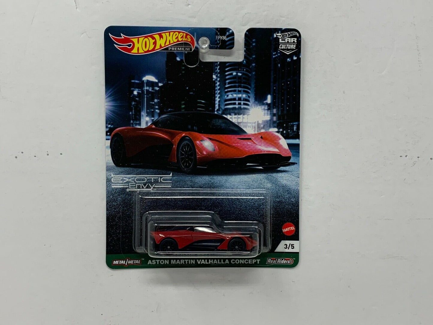 Hot Wheels Premium Exotic Envy Aston Martin Valhalla Concept 1:64 Diecast