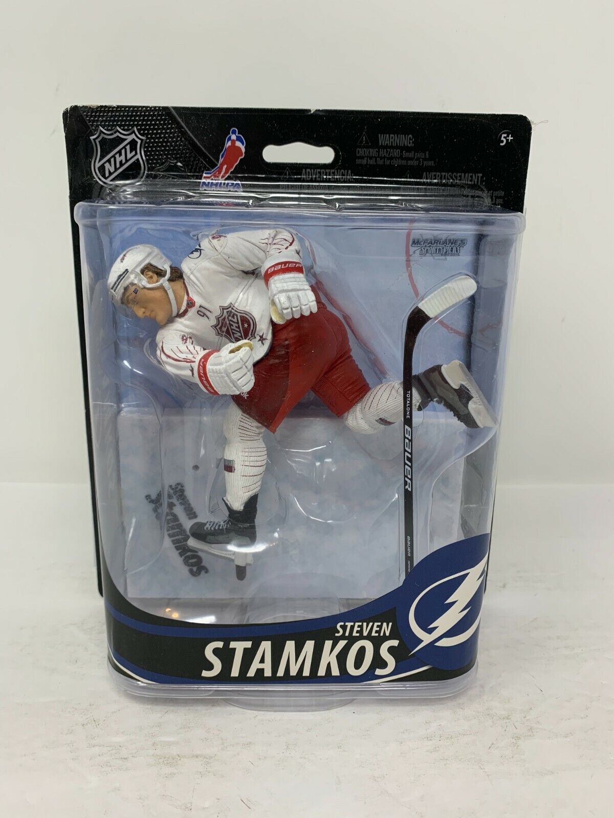 Mcfarlane NHL Steven Stamkos Tampa Bay Lightning Series 33 Silver #1000 Figure