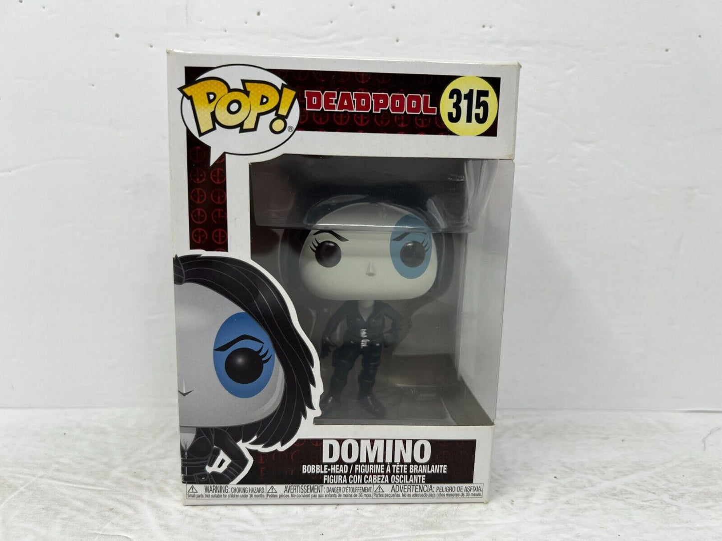 Funko Pop! Marvel Deadpool #315 Domino Bobble-Head