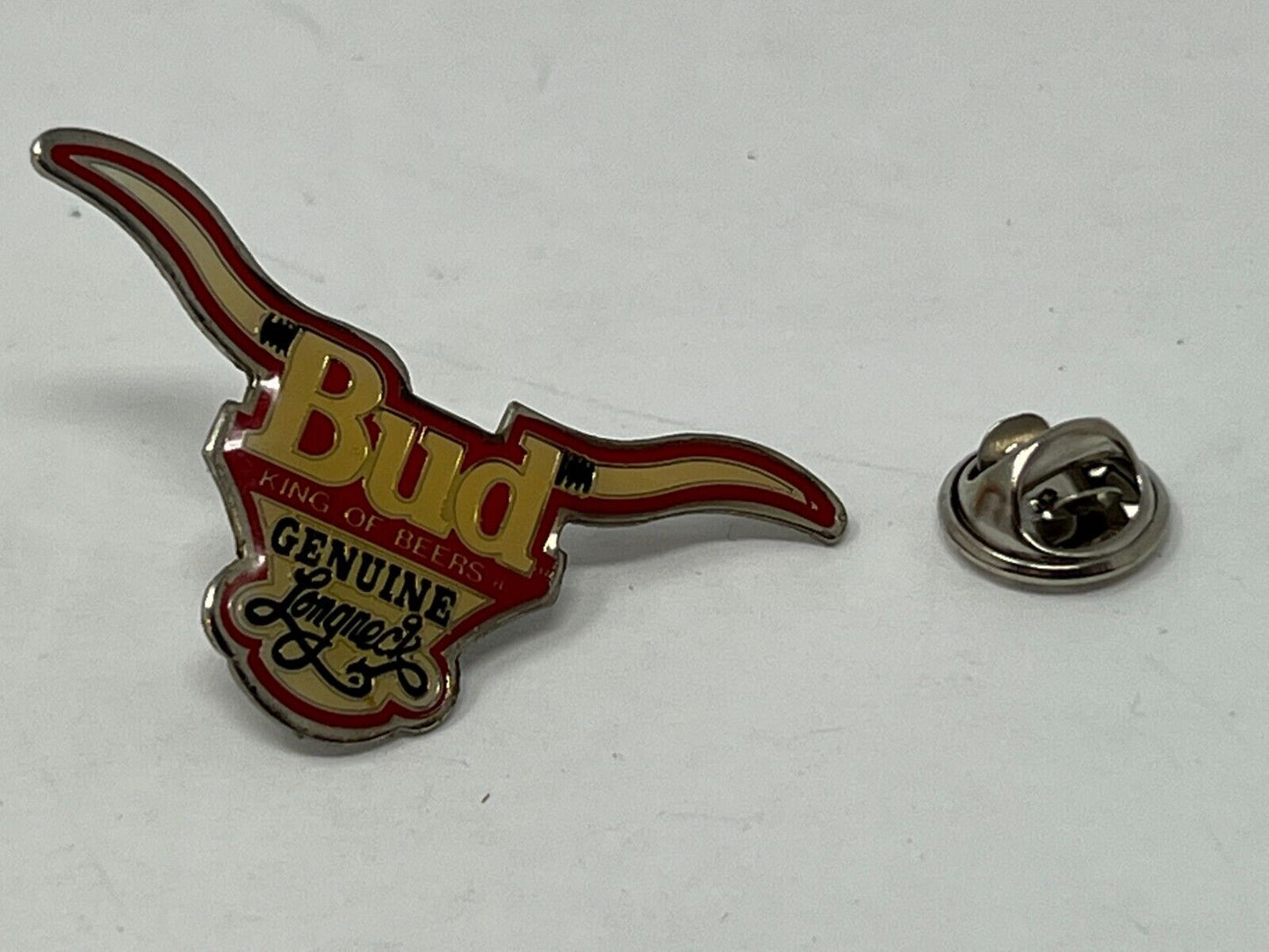 Budweiser King of Beers Genuine Longneck Beer & Liquor Lapel Pin