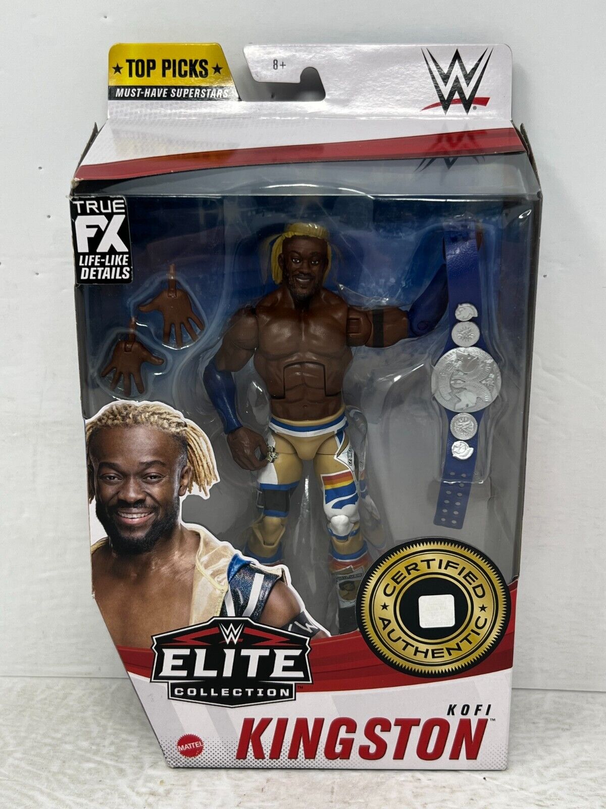 WWE Elite Collection Kofi Kingston Top Picks 2020 Wrestling Action Figure Mattel