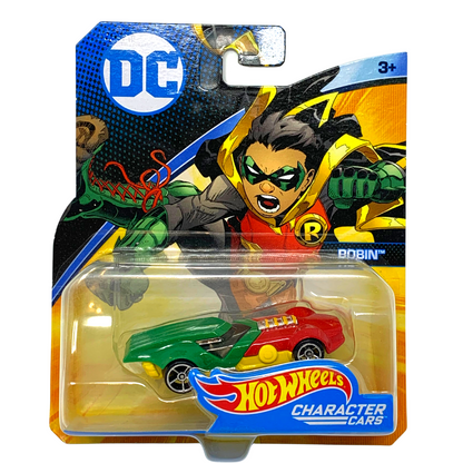 Hot Wheels DC Character Cars Robin 1:64 Diecast