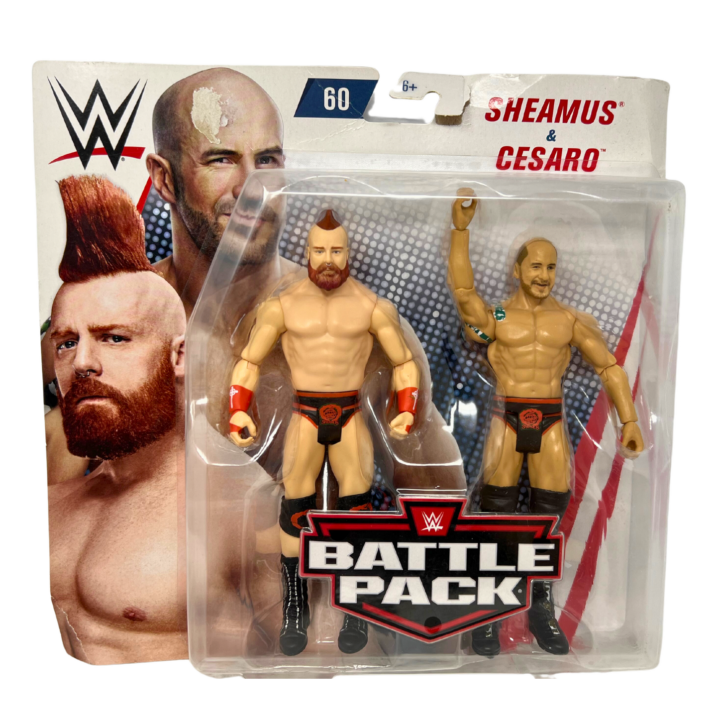 WWE Battle Pack Series 60 The Bar Tag Team Sheamus & Cesaro Wrestling Figures