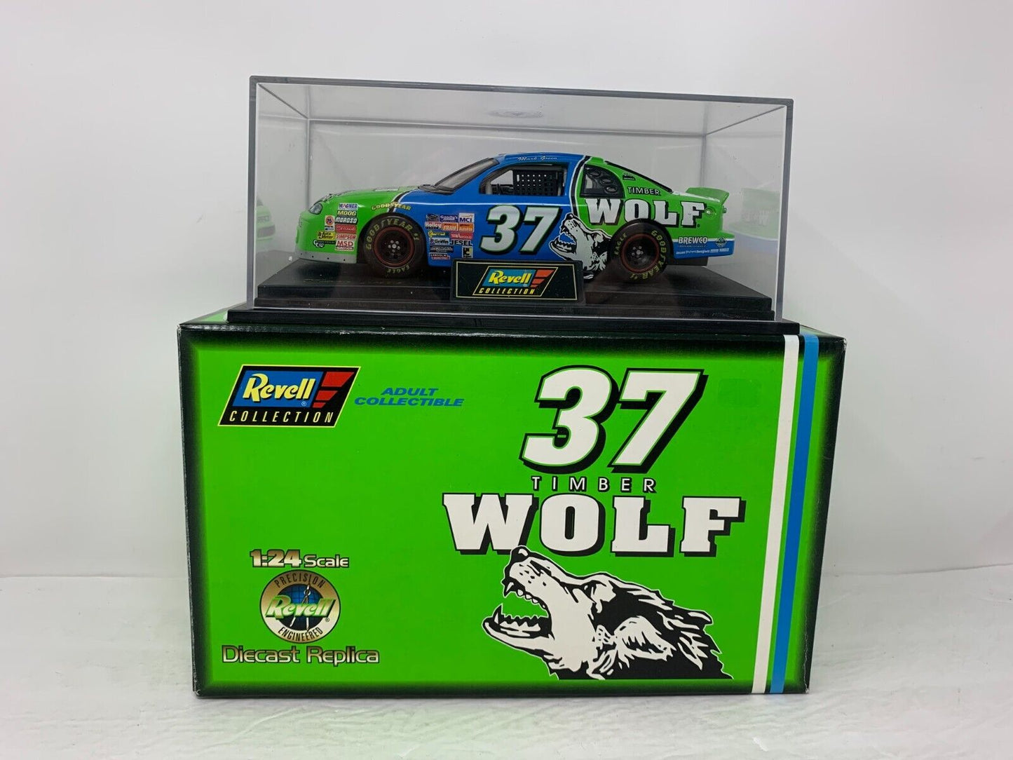 Revell Nascar #37 Mark Green Timberwolf 1997 Chevrolet Monte Carlo 1:24 Diecast