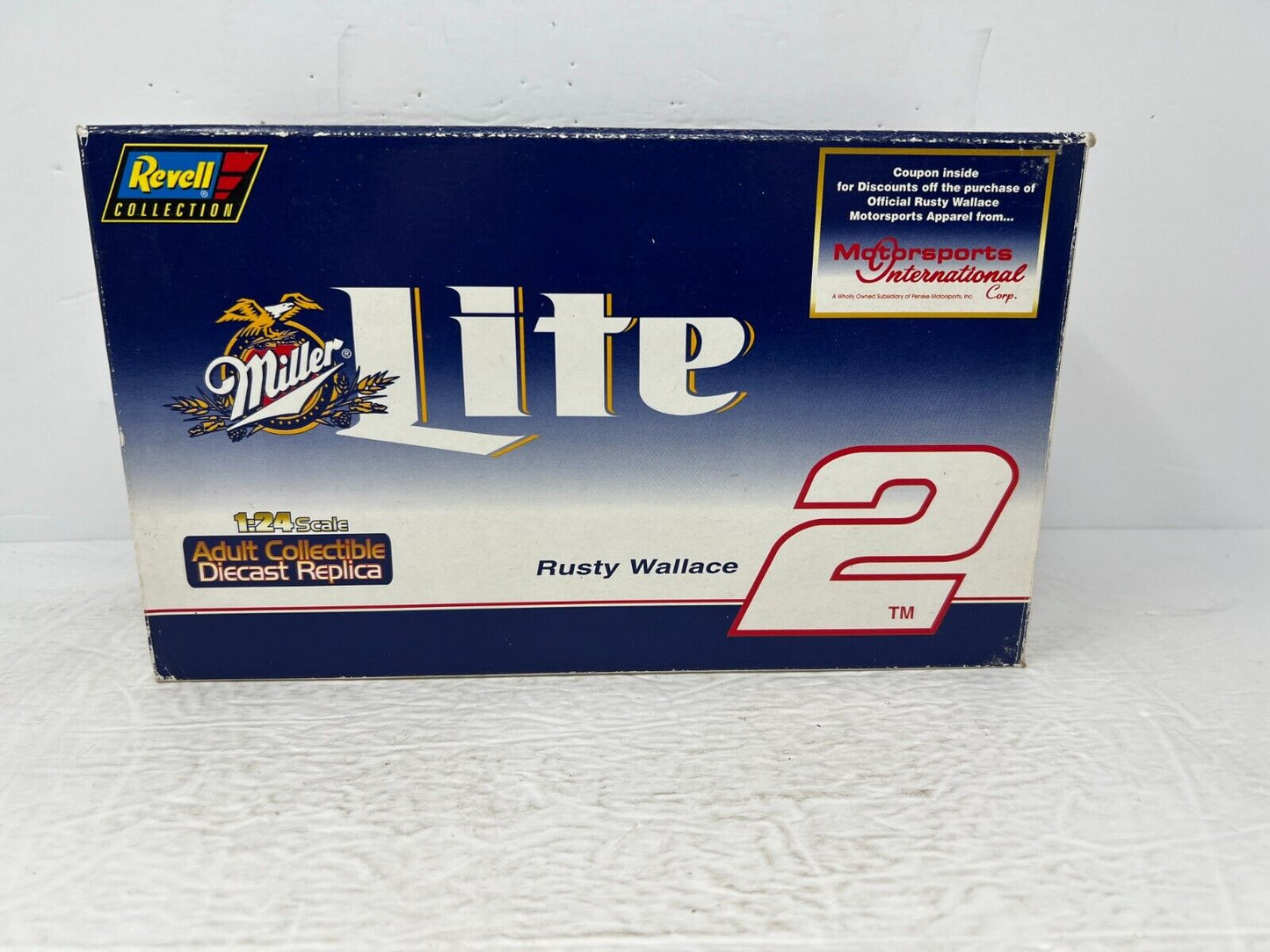 Revell Nascar #2 Rusty Wallace Miller Lite 1997 Ford Thunderbird 1:24 Diecast