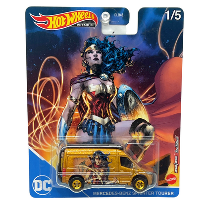 Hot Wheels Premium DC Wonder Woman Mercedes-Benz Pop Culture 1:64 Diecast