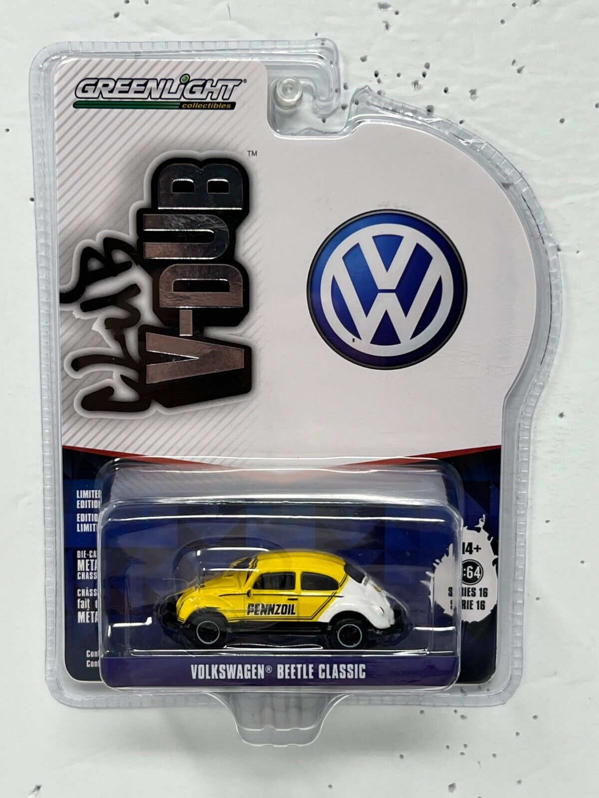 Greenlight Club V-Dub 1964 Volkswagen Beetle Classic 1:64 Diecast