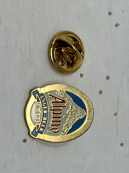 Alpine Lager Beer & Liquor Lapel Pin