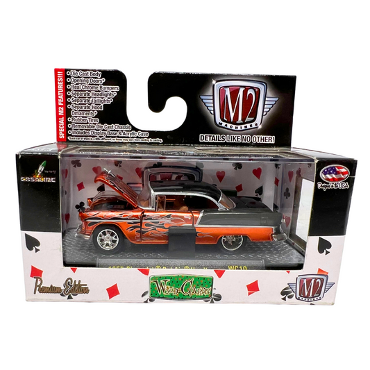 M2 Machines Wild-Cards 1955 Chevrolet Bel Air Hardtop WC10 1:64 Diecast