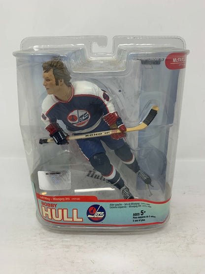 Mcfarlane NHL Bobby Hull Winnipeg Jets Blue Jersey Legends Series 5 Figure