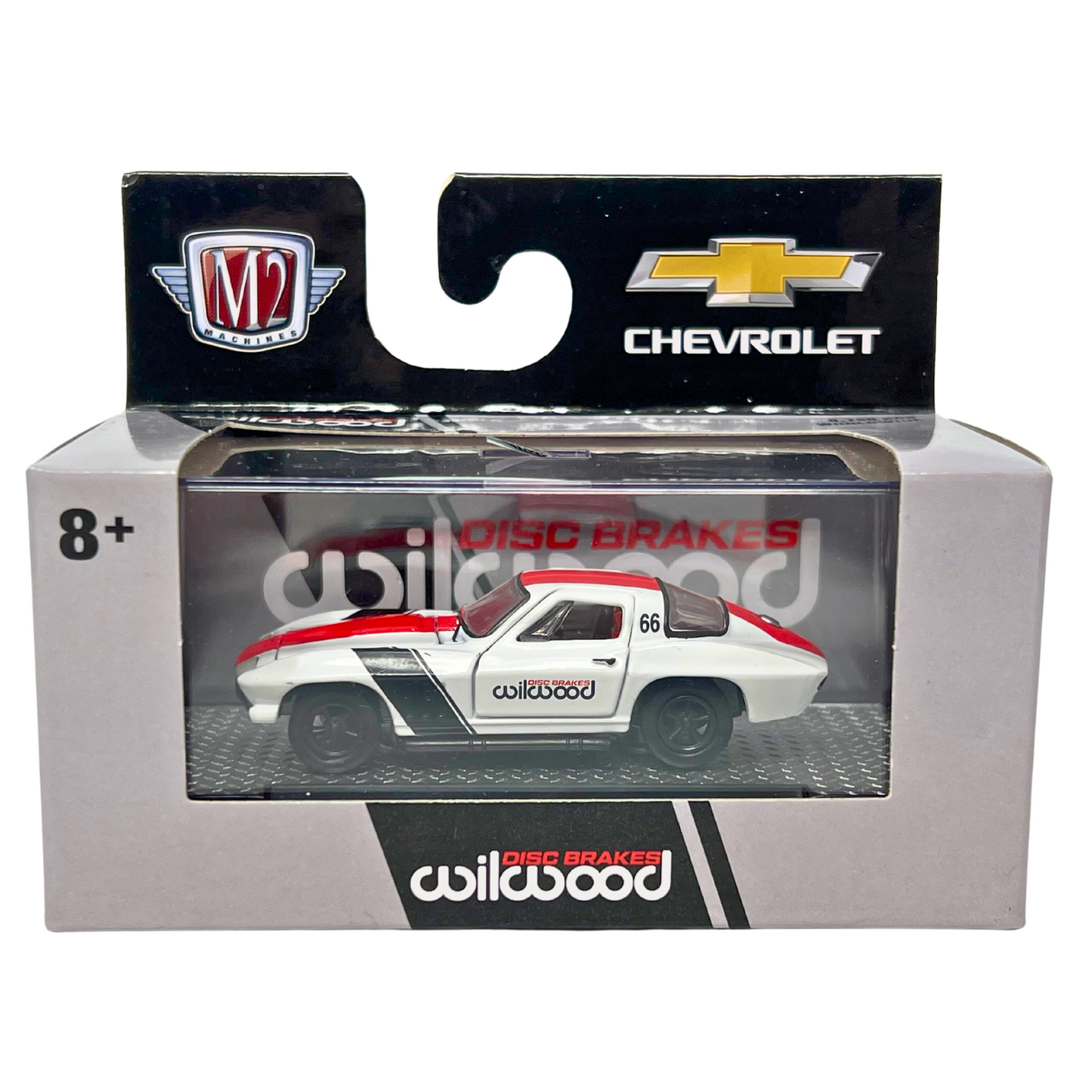 M2 Machines Wilwood Disc Brakes 1966 Chevrolet Corvette 427 1:64 Diecast