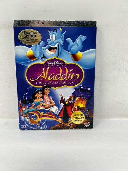 Disney Aladdin (DVD, 2004) Disney Classic Platinum Edition Good Condition!!!