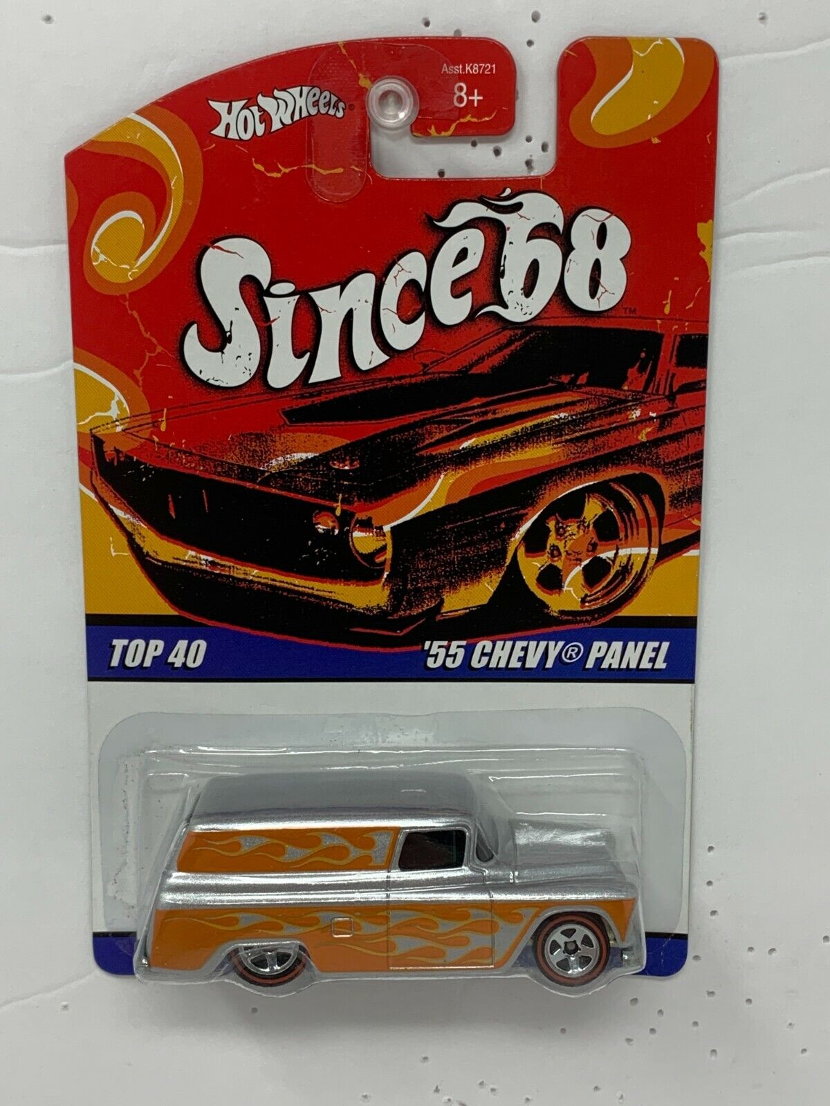 Hot Wheels Since '68 Top 40 '55 Chevy Panel 1:64 Diecast