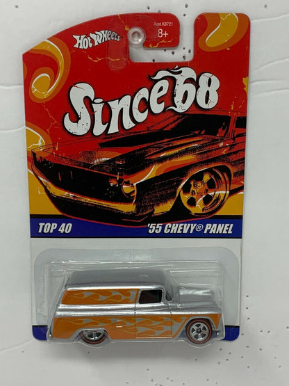 Hot Wheels Since '68 Top 40 '55 Chevy Panel 1:64 Diecast