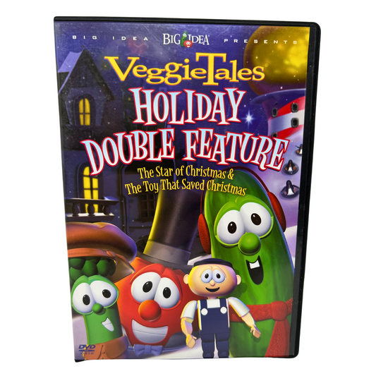 VeggieTales Holiday Double Feature (DVD, 2004) Religious Good Condition!!!