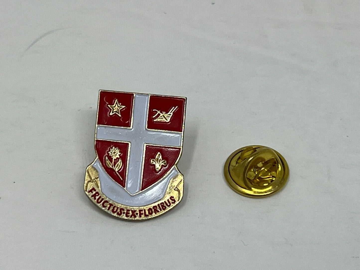 Arms of L'Association des Savoie Inc. Patriotic Lapel Pin P2