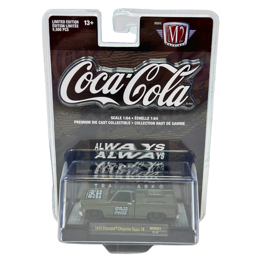 M2 Machines Coca-Cola 1973 Chevrolet Cheyenne Super 10 NMD01 1:64 Diecast