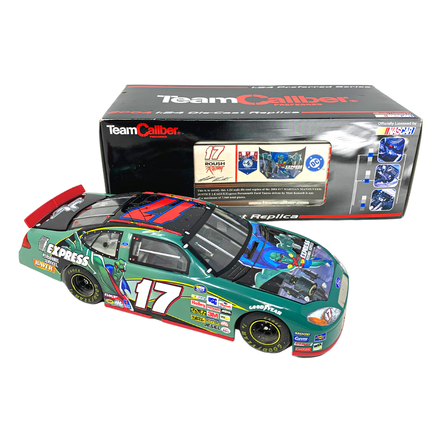 Team Caliber Nascar #17 Matt Kenseth Martian Manhunter Ford 1:24 Diecast