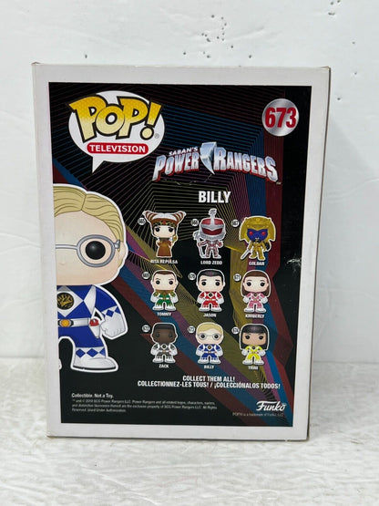 Funko Pop! Television Power Rangers #673 Billy Blue Ranger Vinyl Figure Vaulted