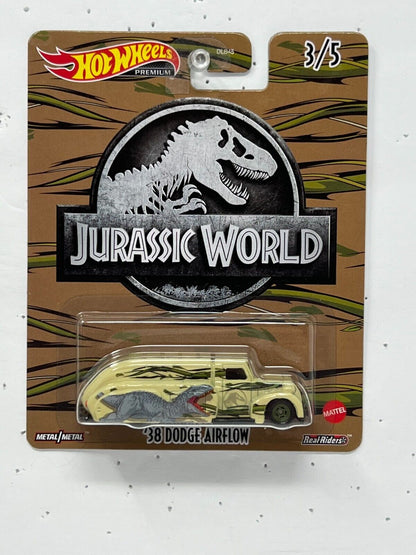 Hot Wheels Premium Pop Culture Jurassic World '38 Dodge Airflow 1:64 Diecast