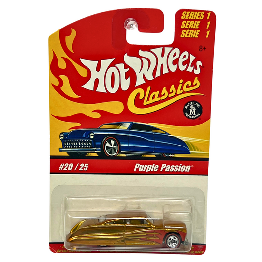 Hot Wheels Classics Series 1 Purple Passion Fantasy Cars 1:64 Diecast Gold