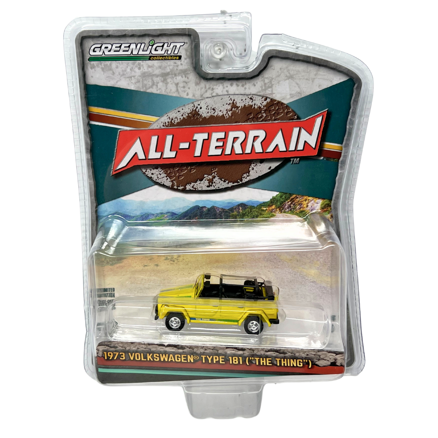 Greenlight All-Terrain 1973 Volkswagen Type 181 "The Thing" 1:64 Diecast