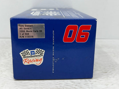 Motorsports Authentics #8 Tony Stewart Goody's GM Dealers 2006 1:24 Diecast