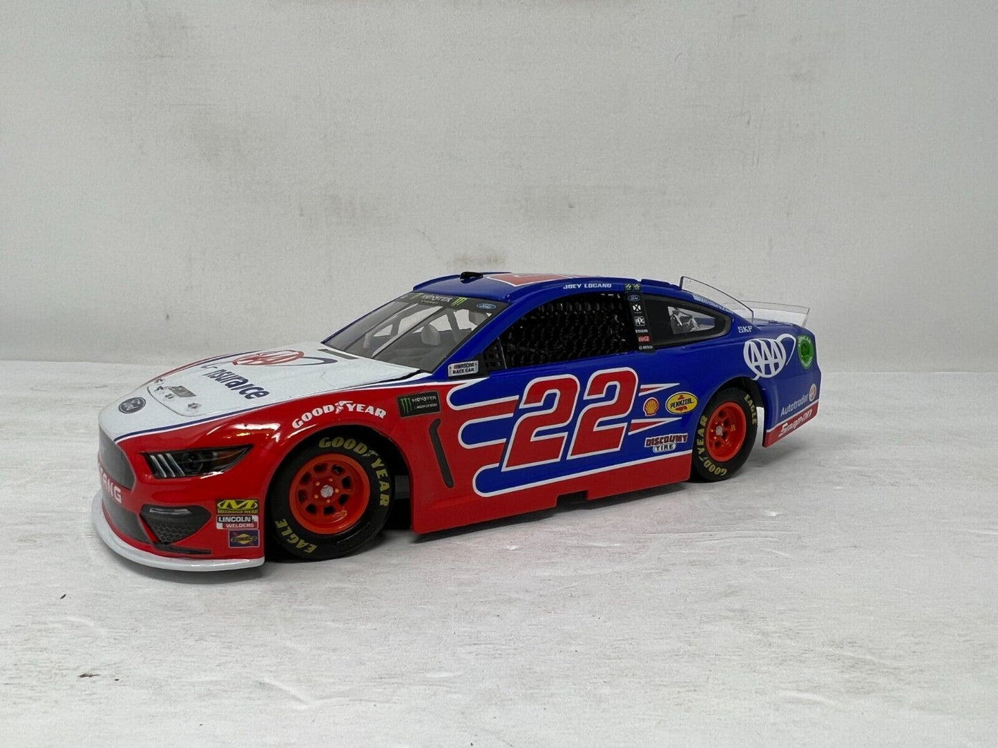 Lionel Racing Nascar #22 Joey Logano AAA Insurance 2019 Mustang 1:24 Diecast