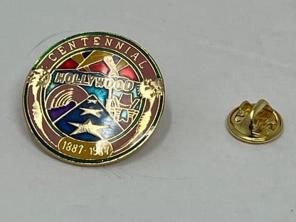 Hollywood Centennial 1887-1987 Cities & States Lapel Pin P2