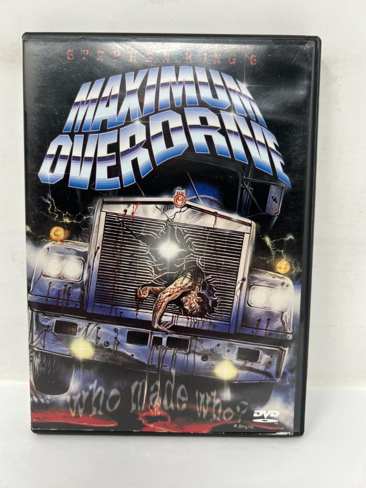 Maximum Overdrive (DVD, 2001) Stephen King Emilio Estevez Horror Good Condition!