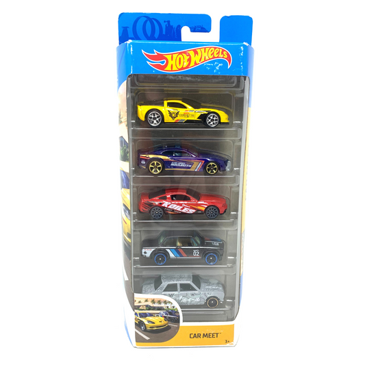 Hot Wheels 2019 Car Meet 5-Pack 1:64 Diecast Double New